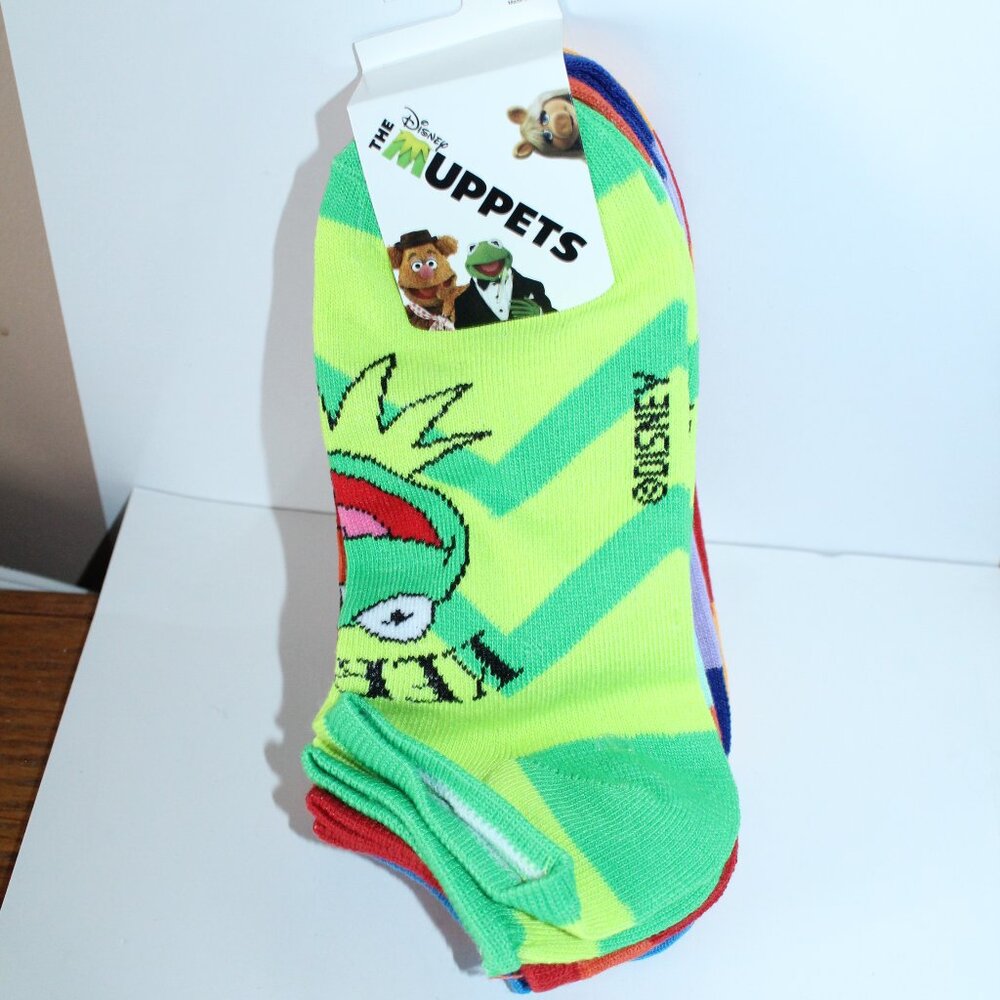 Bioworld The Muppets  Size 5-10  Pack of 6 Pair Socks